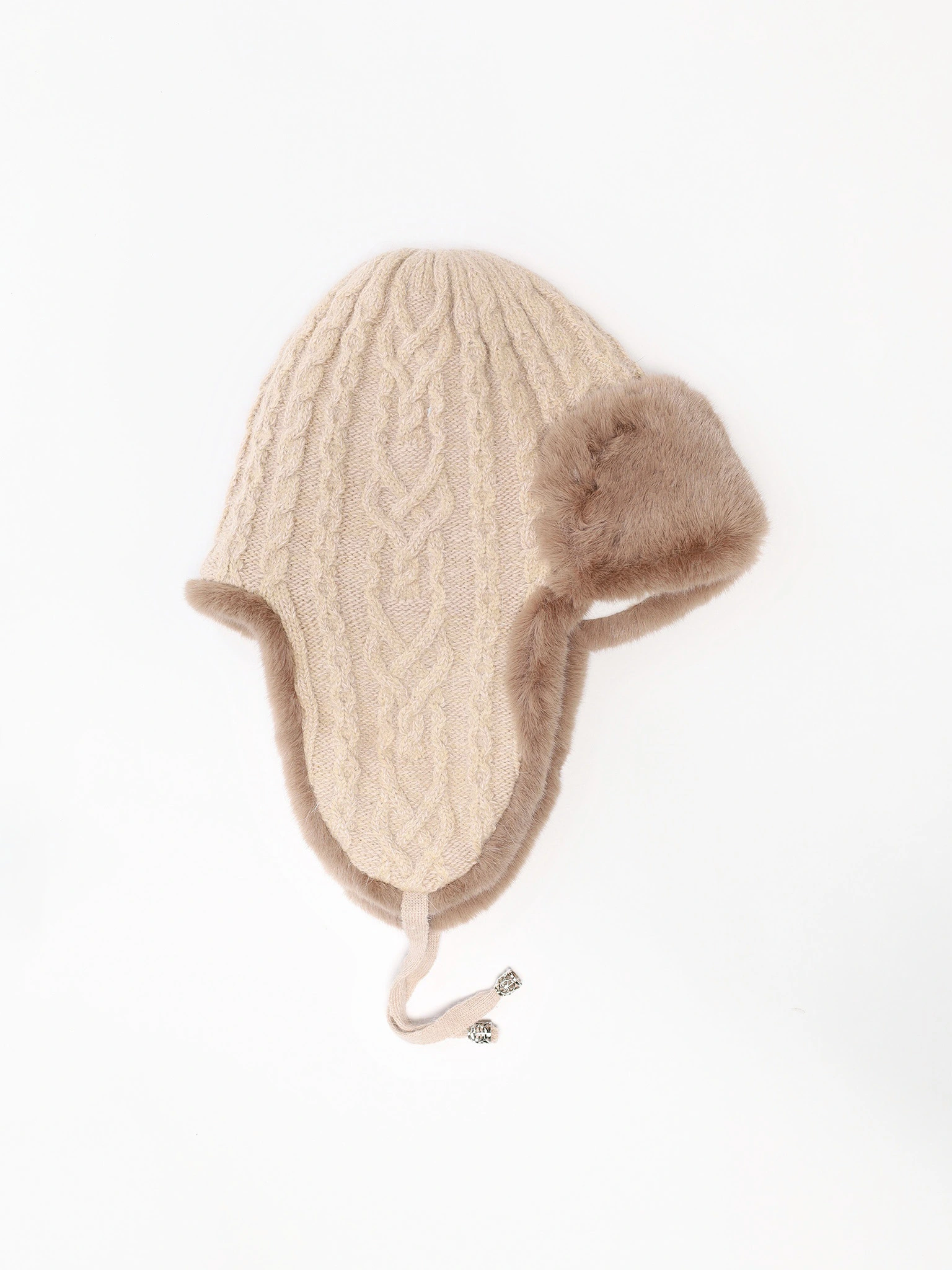 Шапка-ушанка с меховым отворотом в ассортименте